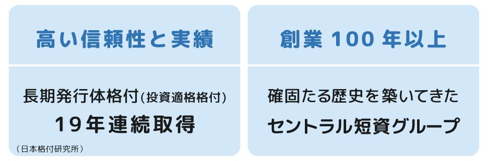 100年超の歴史が示す「堅実さ」