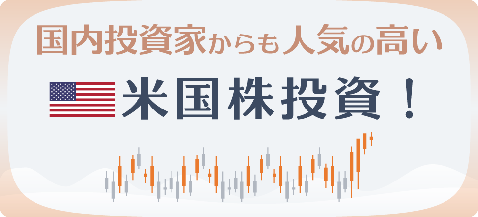 国内投資家からも人気の高い米国株投資！
